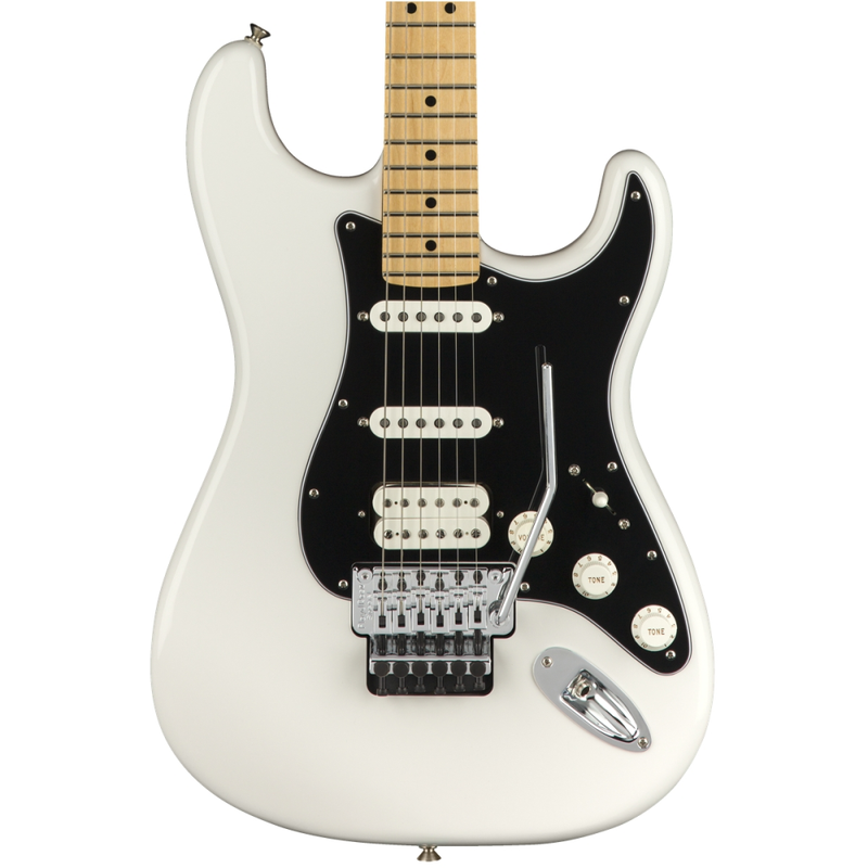 Fender Player Strat Floyd Rose HSS Maple Polar White Guitar