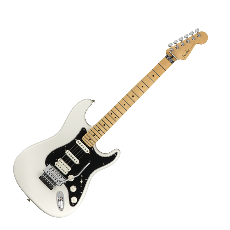 Fender Player Strat Floyd Rose HSS Maple Polar White Guitar