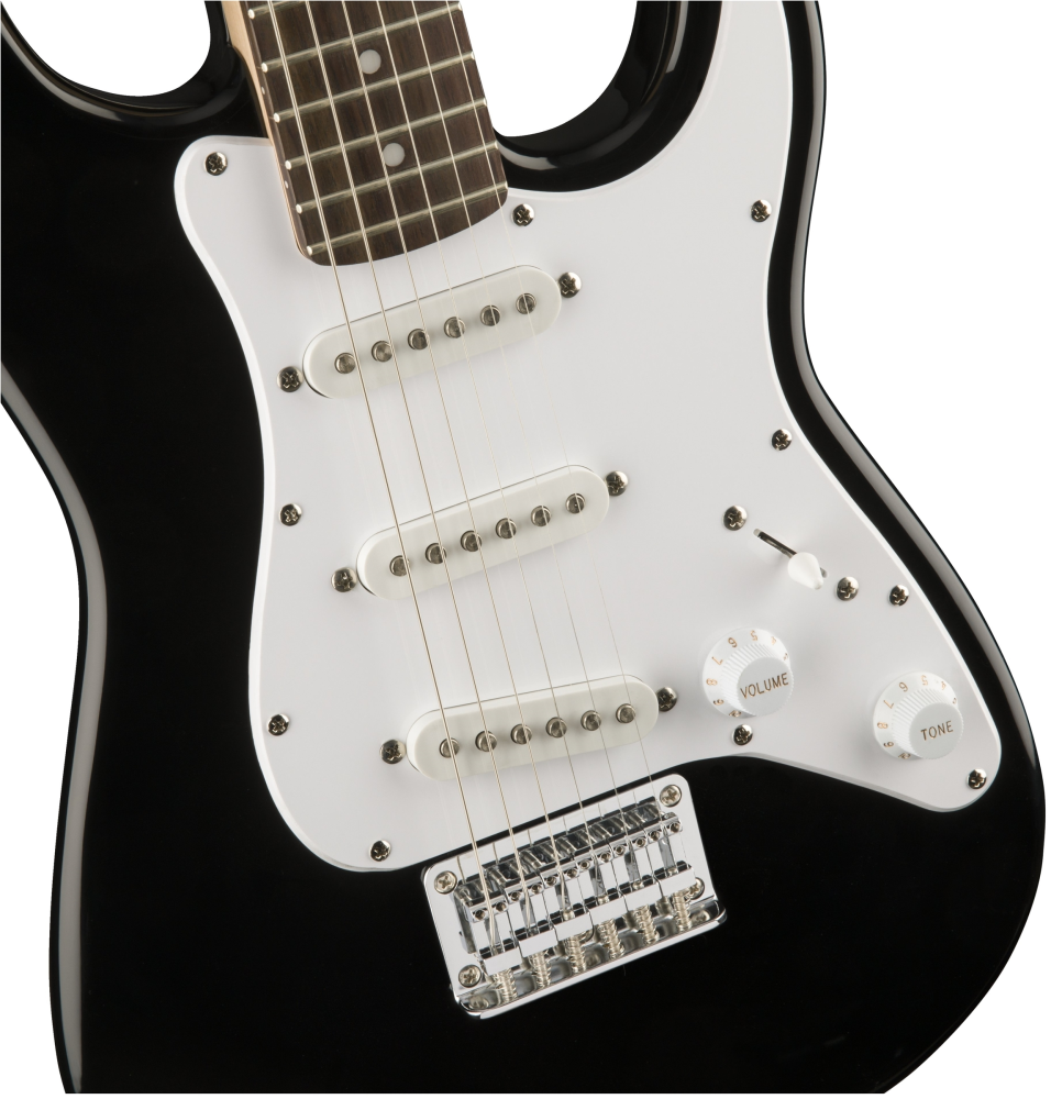 Squier Mini Strat Laurel Black Guitar