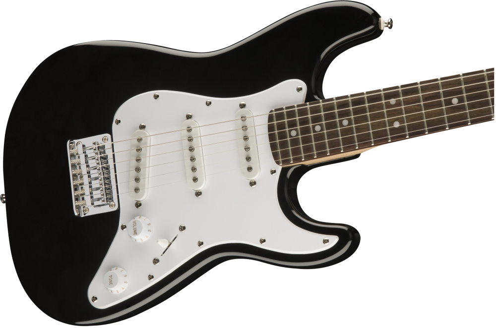 Squier Mini Strat Laurel Black Guitar