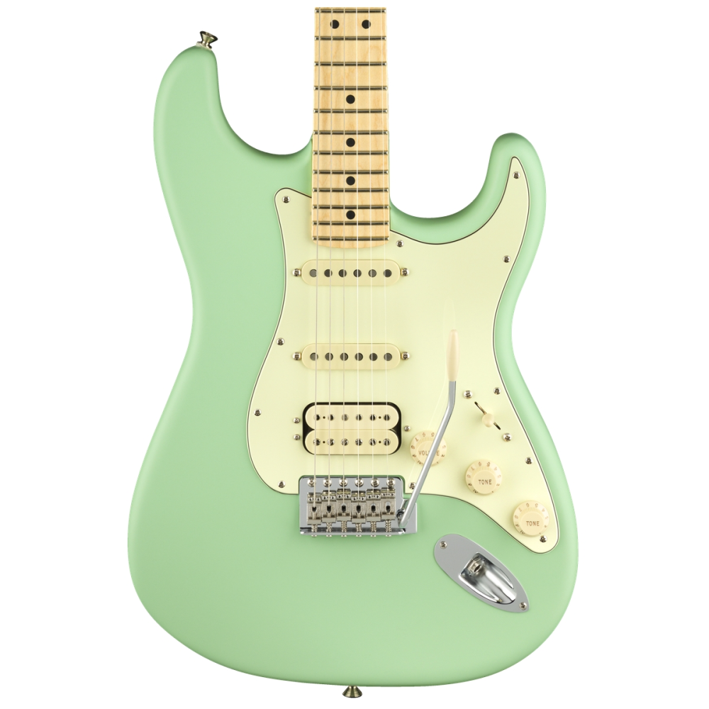 Fender American Performer Strat HSS Maple Satin Surf Green Guitar