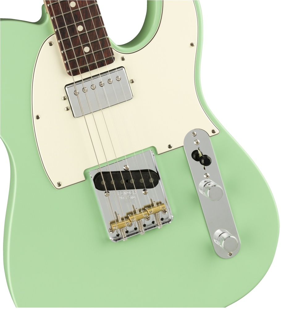 Fender American Performer Tele Hum RW Satin Sea Foam Green Guitar