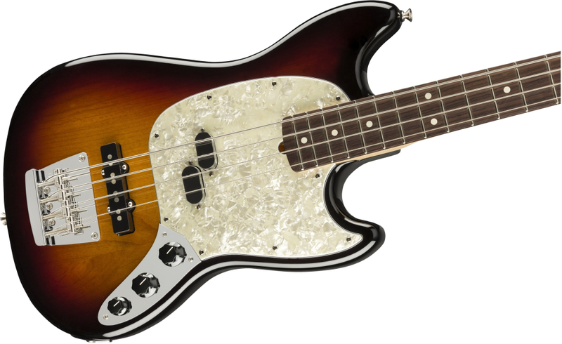 Fender American Performer Mustang Bass RW 3 Tone Sunburst