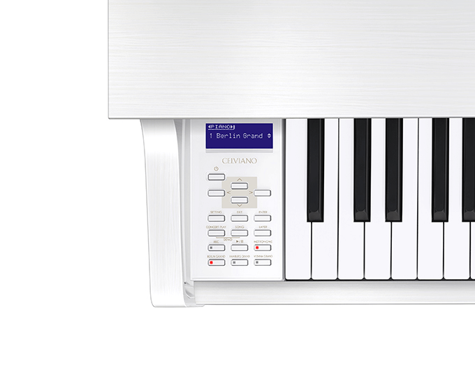 Casio GP310 Grand Hybrid Digital Piano; White with FREE B&O Beoplay H4 2nd Gen Headphones