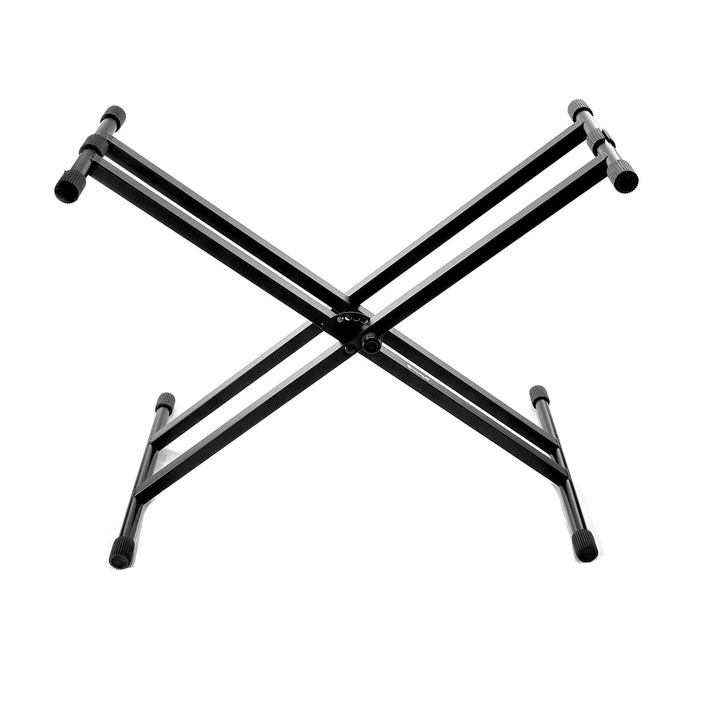 Keyboard Stand Deluxe Welded Double Braced X-Frame by Taurus Stands; Black KXWD01B