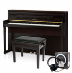 Kawai CA99 Rosewood with Piano Stool & Kawai SH9 Headphones | Free Delivery & Installation