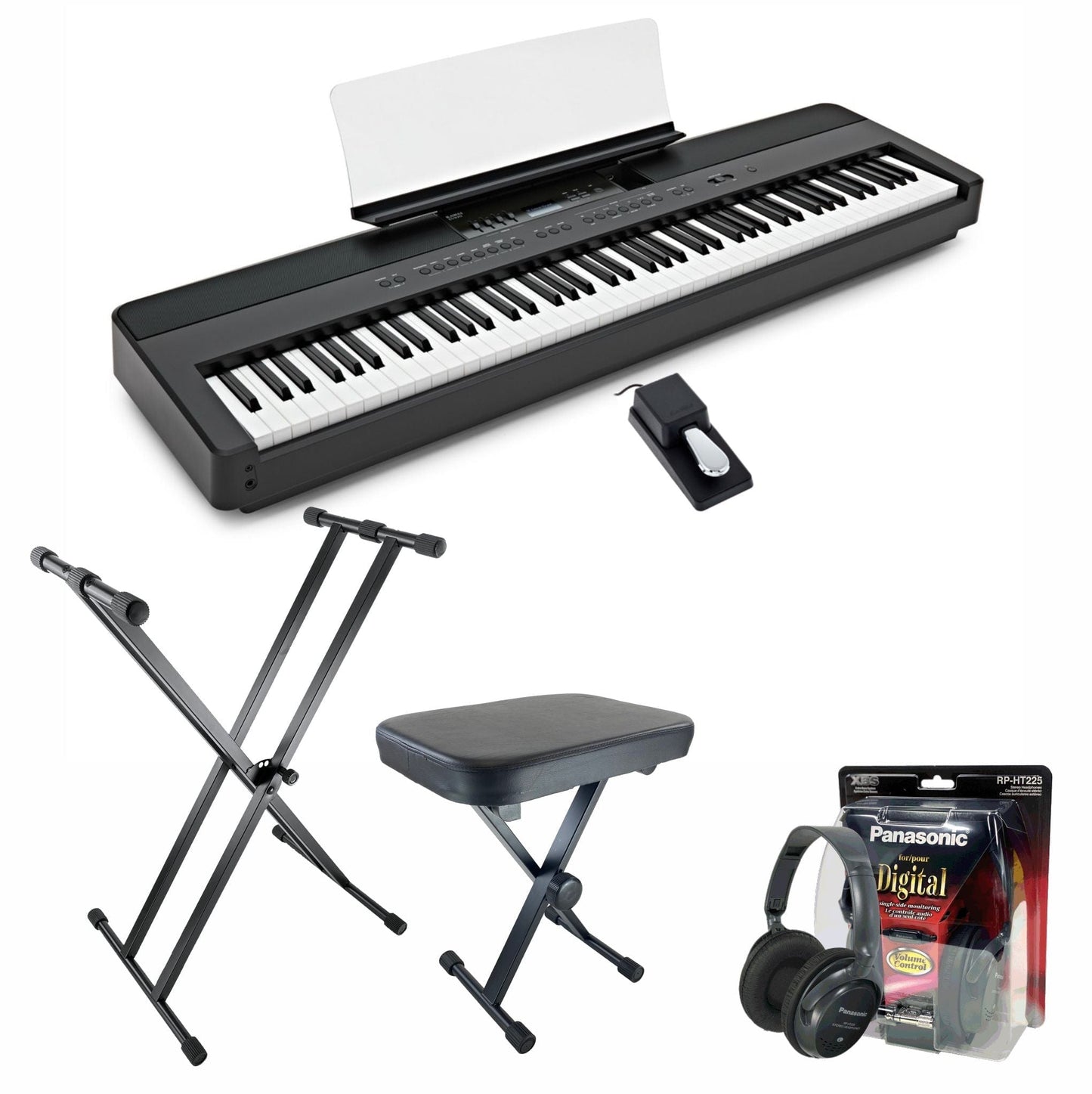 Kawai ES920 Digital Piano; Black Value Package