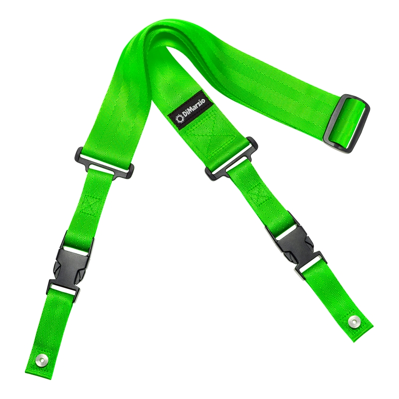 DiMarzio DD2200GN ClipLok Quick Release Green Guitar Strap