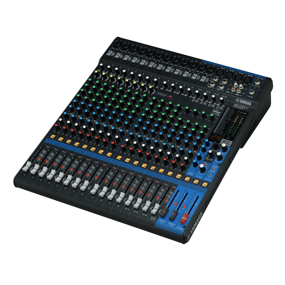 Yamaha MG20XU Mixer; 20 Inputs USB & FX