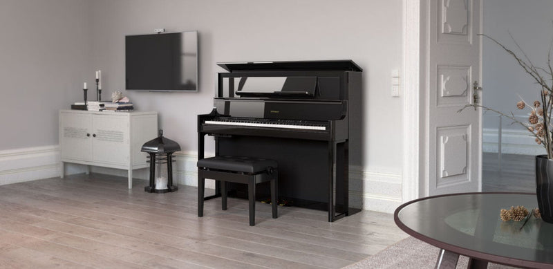 Roland LX708 Digital Piano; Polished Ebony