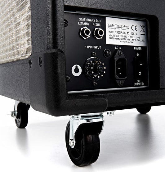 Leslie 3300P 300w Pro High Power Twin Rotor Speaker; Black Bonners Music