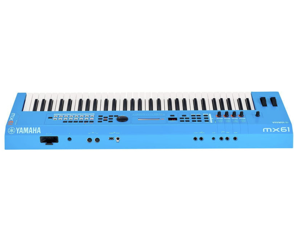 Yamaha MX61 V2 Music Synthesizer; Blue