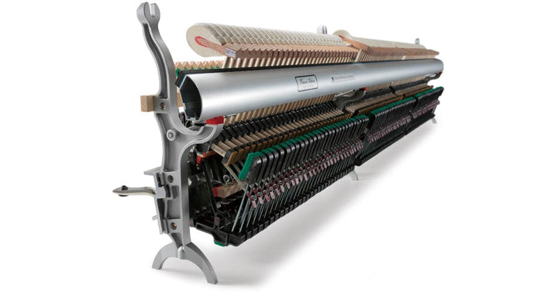 Kawai K500 AURES 2 Hybrid Upright Piano; Polished Ebony