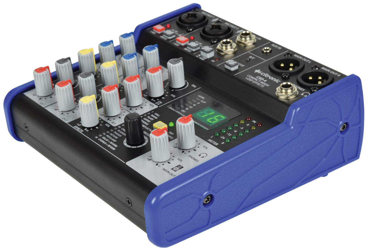 Citronic CSD-4 Compact Mixer with Bluetooth + DSP Effects