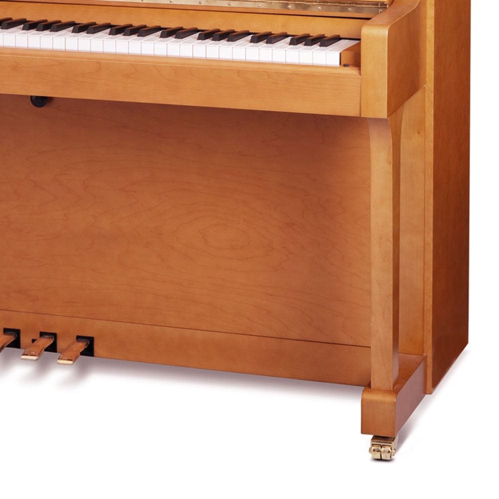 Feurich 122 Universal Upright Piano; Cherry Satin