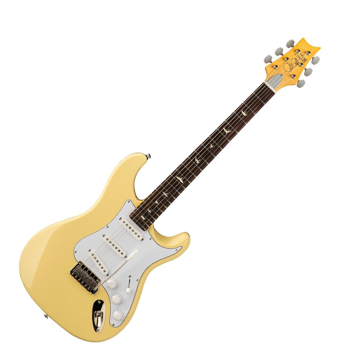 PRS SE John Mayer Silver Sky Moon White Guitar