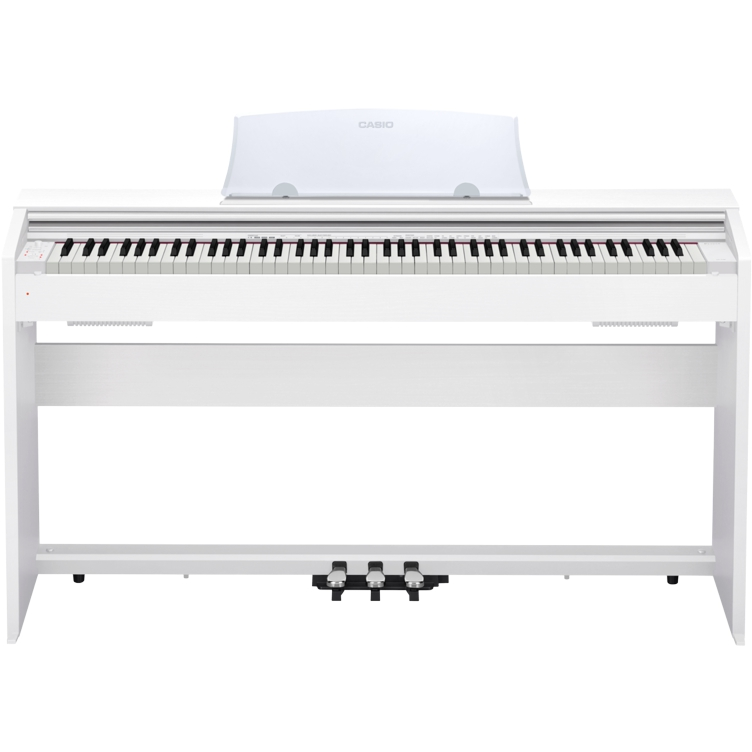 Casio PX770 Privia Digital Piano; White with £40 Cashback Offer