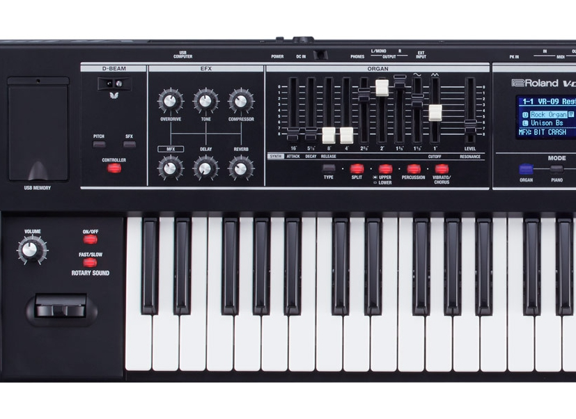 Roland VR09B 61 Note Black V-Combo Keyboard