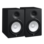 Yamaha HS8 Studio Monitor Speakers Pair; Black With FREE Jack Cables & TW-E3B Earbuds Offer