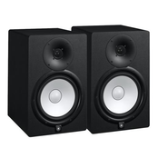 Yamaha HS8 Studio Monitor Speakers Pair; Black With FREE Jack Cables & TW-E3B Earbuds Offer