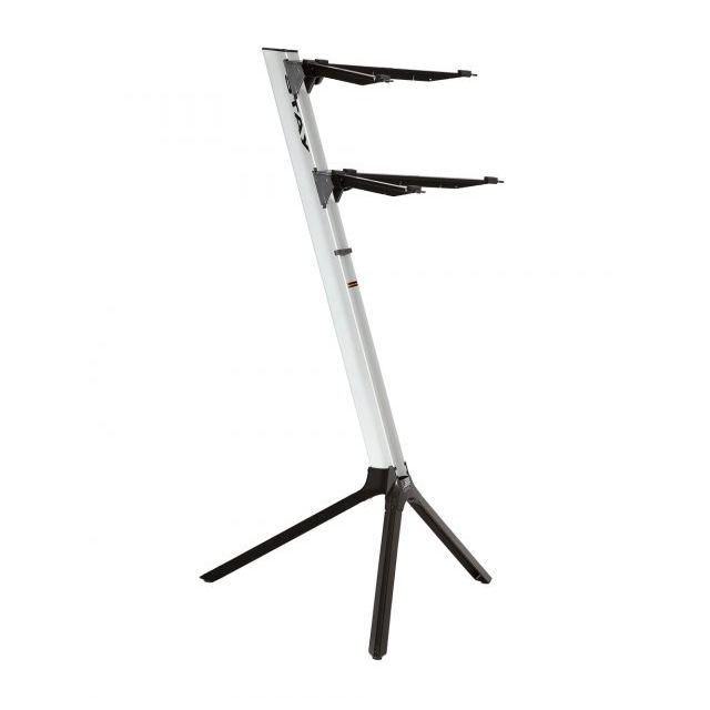 STAY Keyboard Stand SLIM 1100/02 Two Tier With Carry Bag; Silver