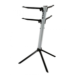 STAY Keyboard Stand SLIM 1100/02 Two Tier With Carry Bag; Silver