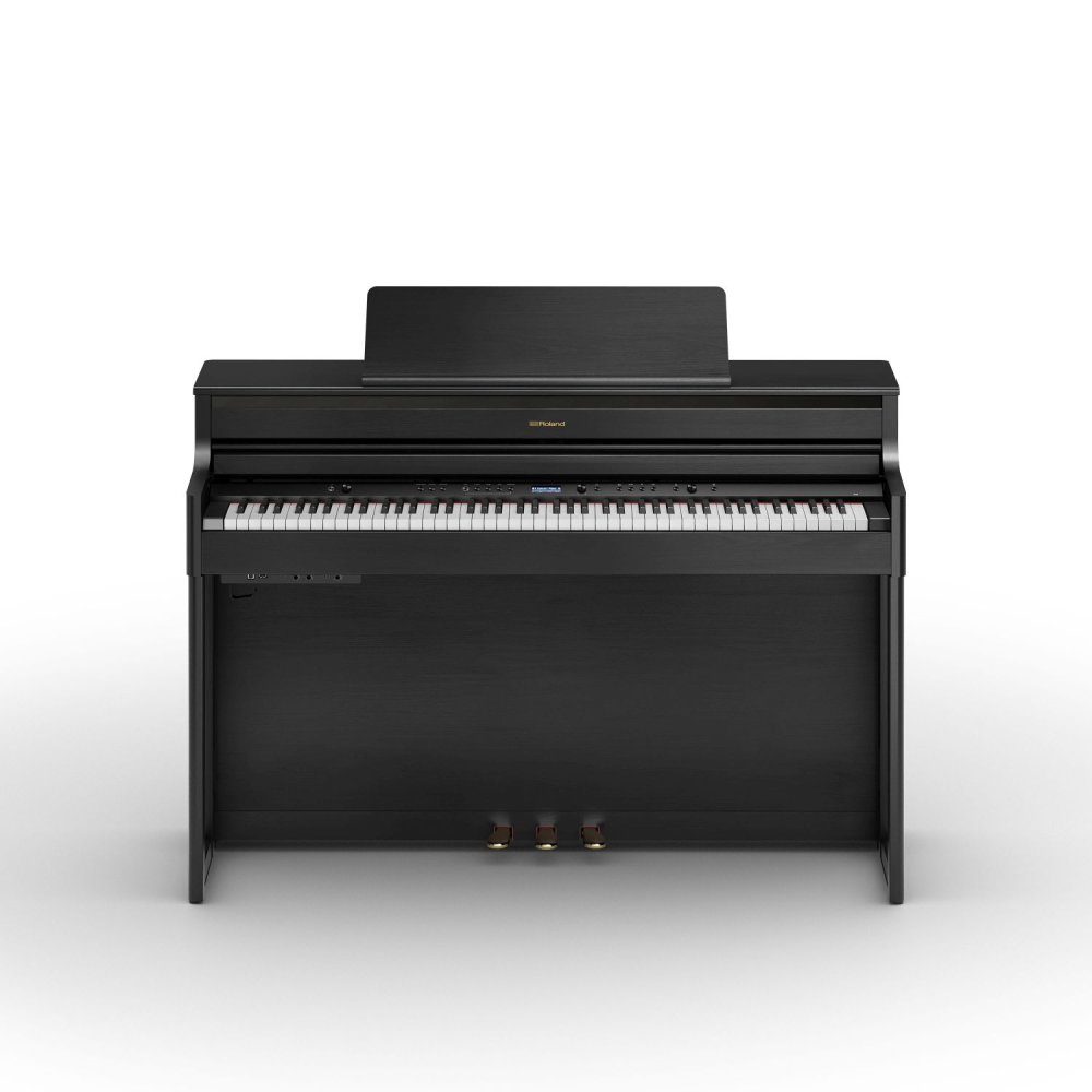 Roland HP704 Digital Piano; Charcoal Black
