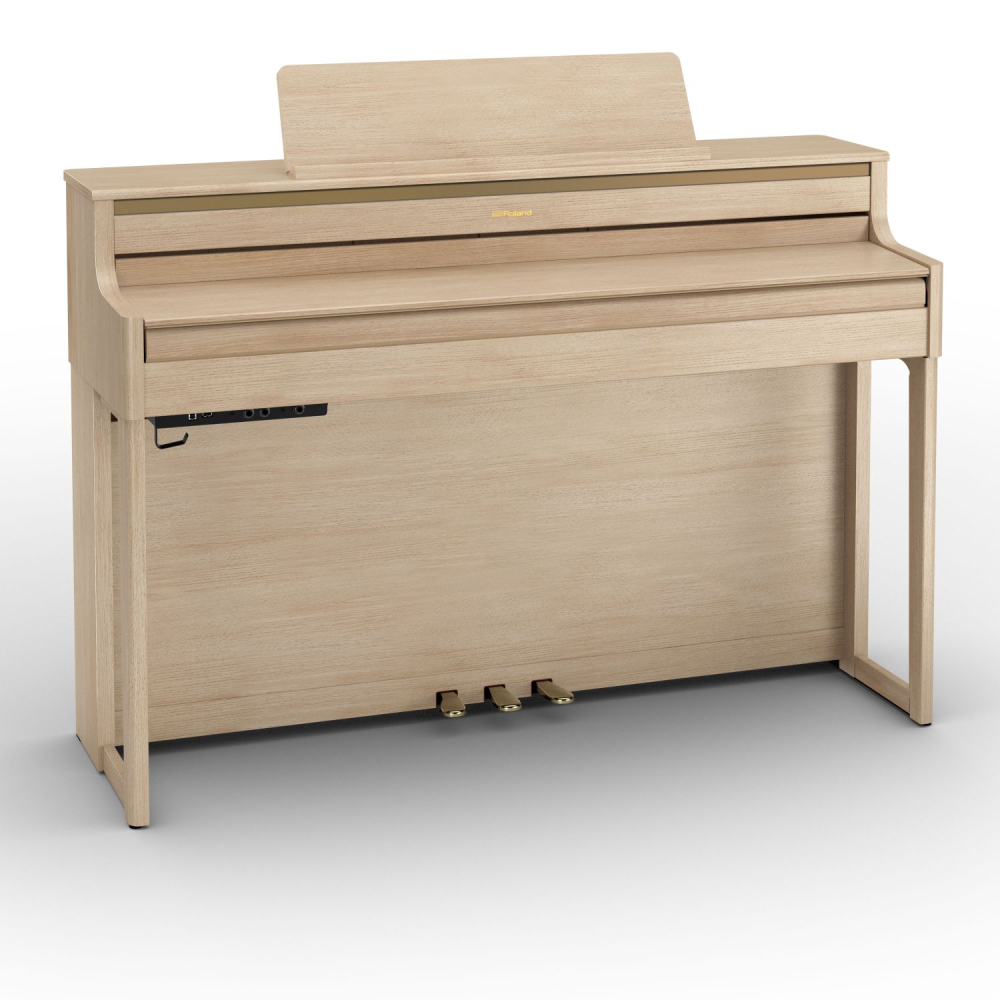 Roland HP704 Digital Piano; Light Oak