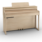 Roland HP704 Digital Piano; Light Oak