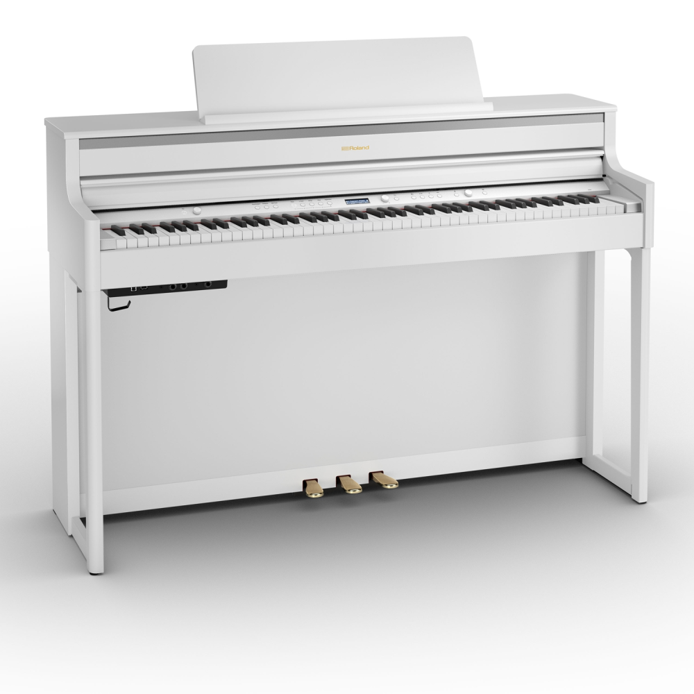 Roland HP704 Digital Piano; White