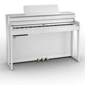 Roland HP704 Digital Piano; White