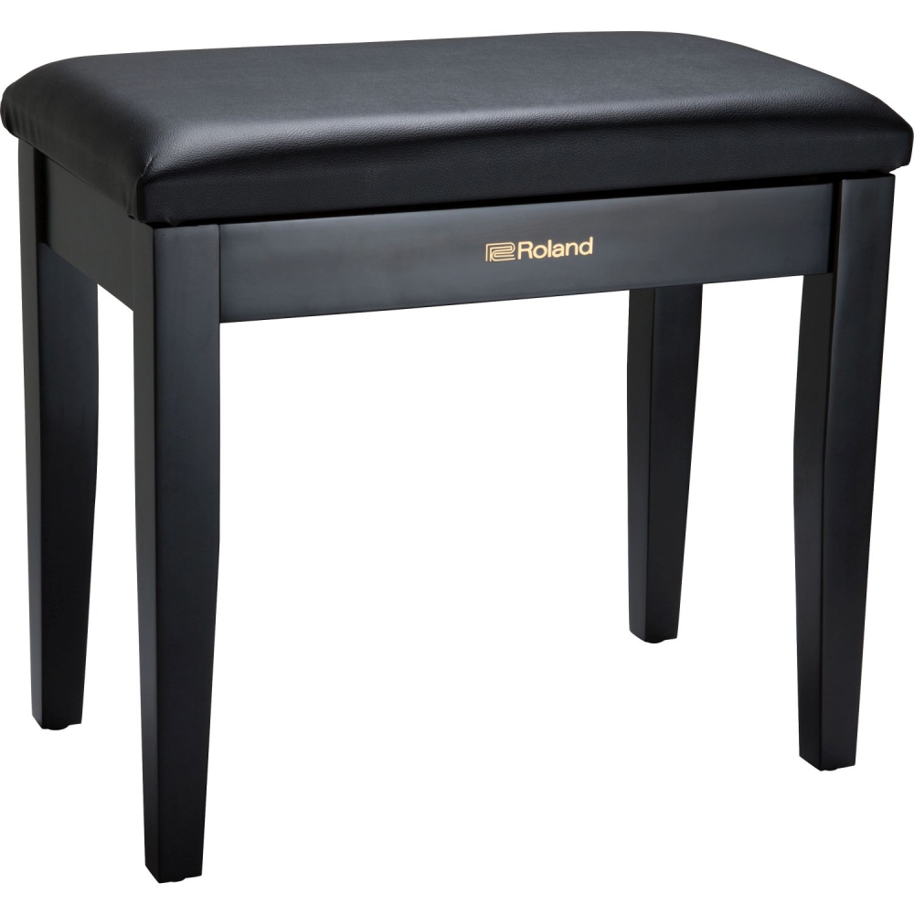Roland RPB-100BK Piano Bench; Satin Black Vinyl Seat & Music Compartment