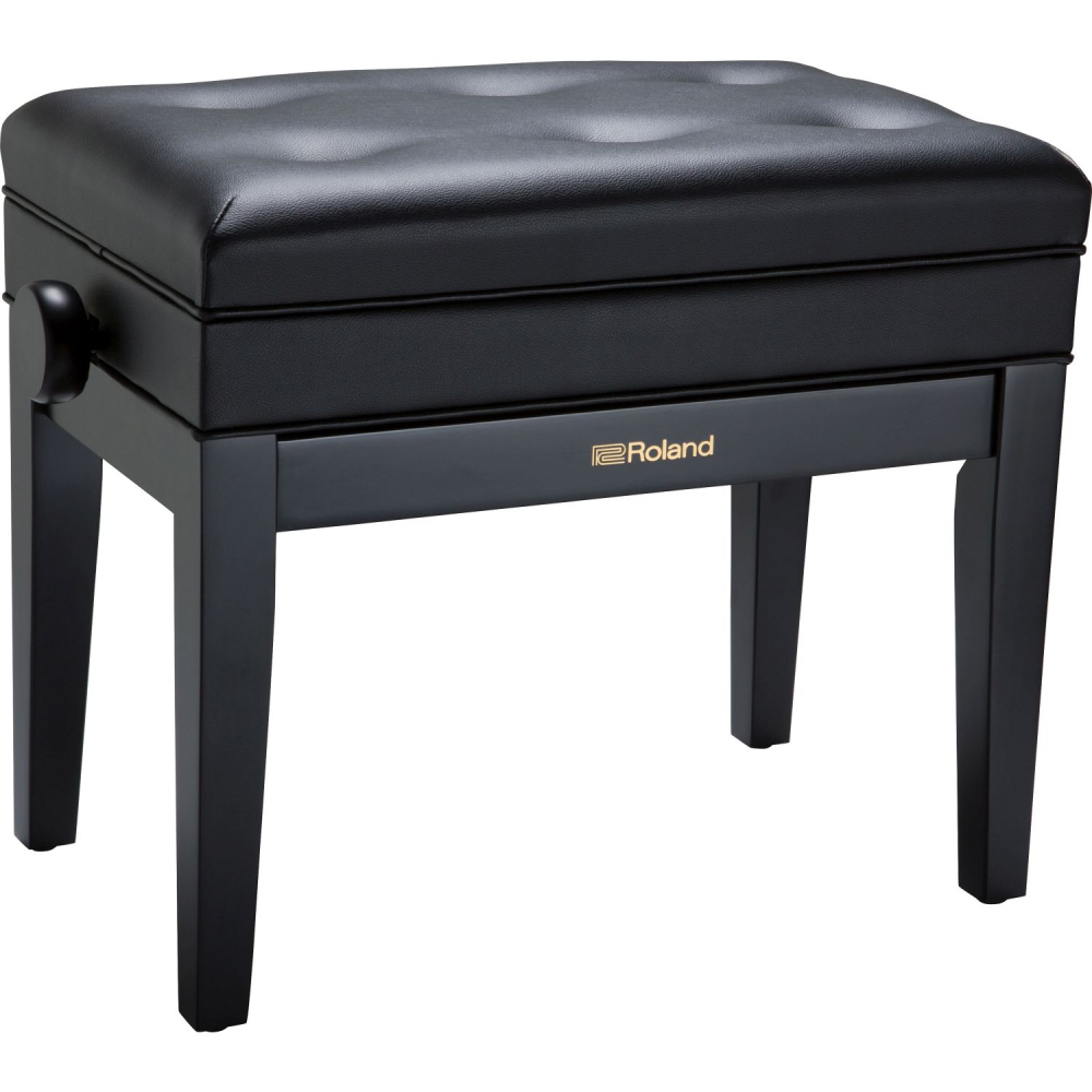 Roland RPB-400BK Piano Bench; Satin Black Vinyl Seat