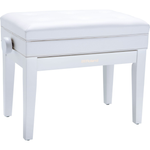Roland RPB-400WH Piano Bench; Satin White Vinyl Seat