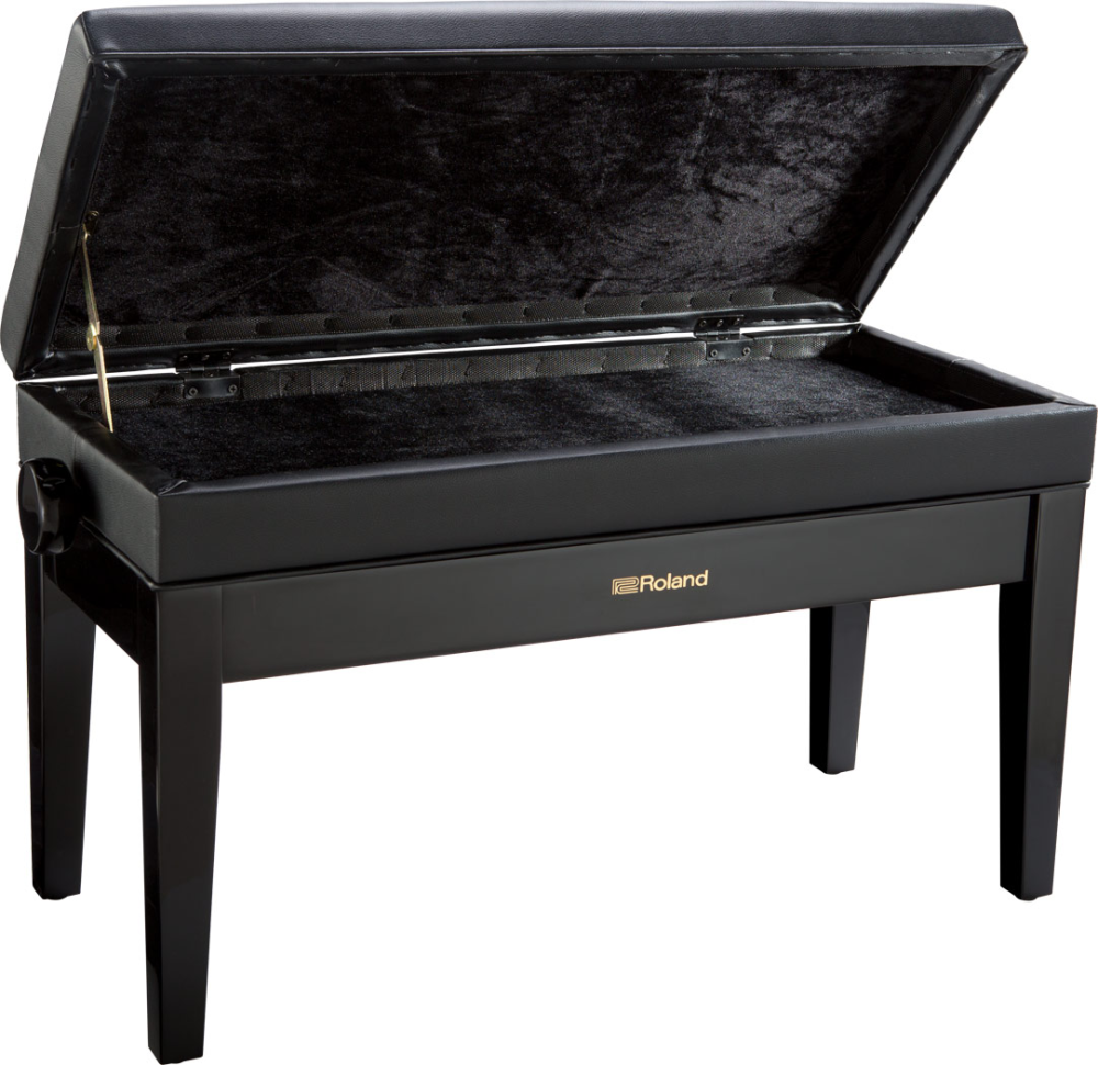 Roland RPB-D400RW Duet Piano Bench; Rosewood Vinyl Seat