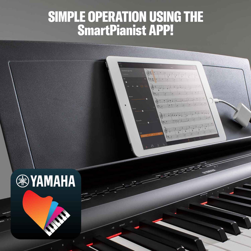 Yamaha P121 Black Piano Value Package