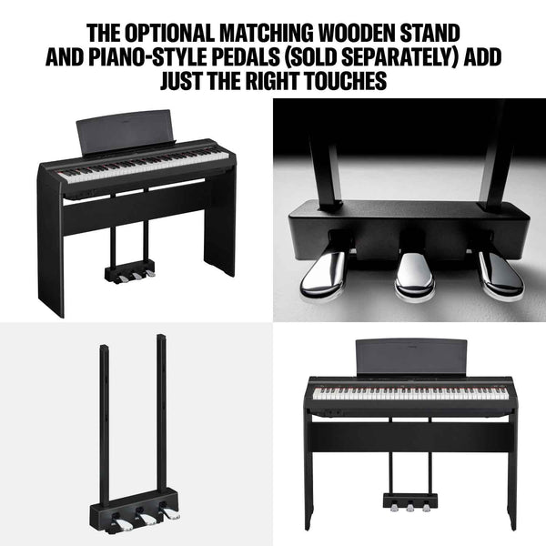 Yamaha P121 Black Piano Value Package