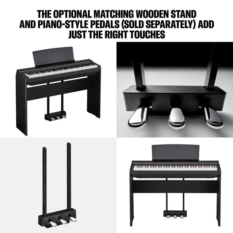Yamaha P121 Black Piano Value Package