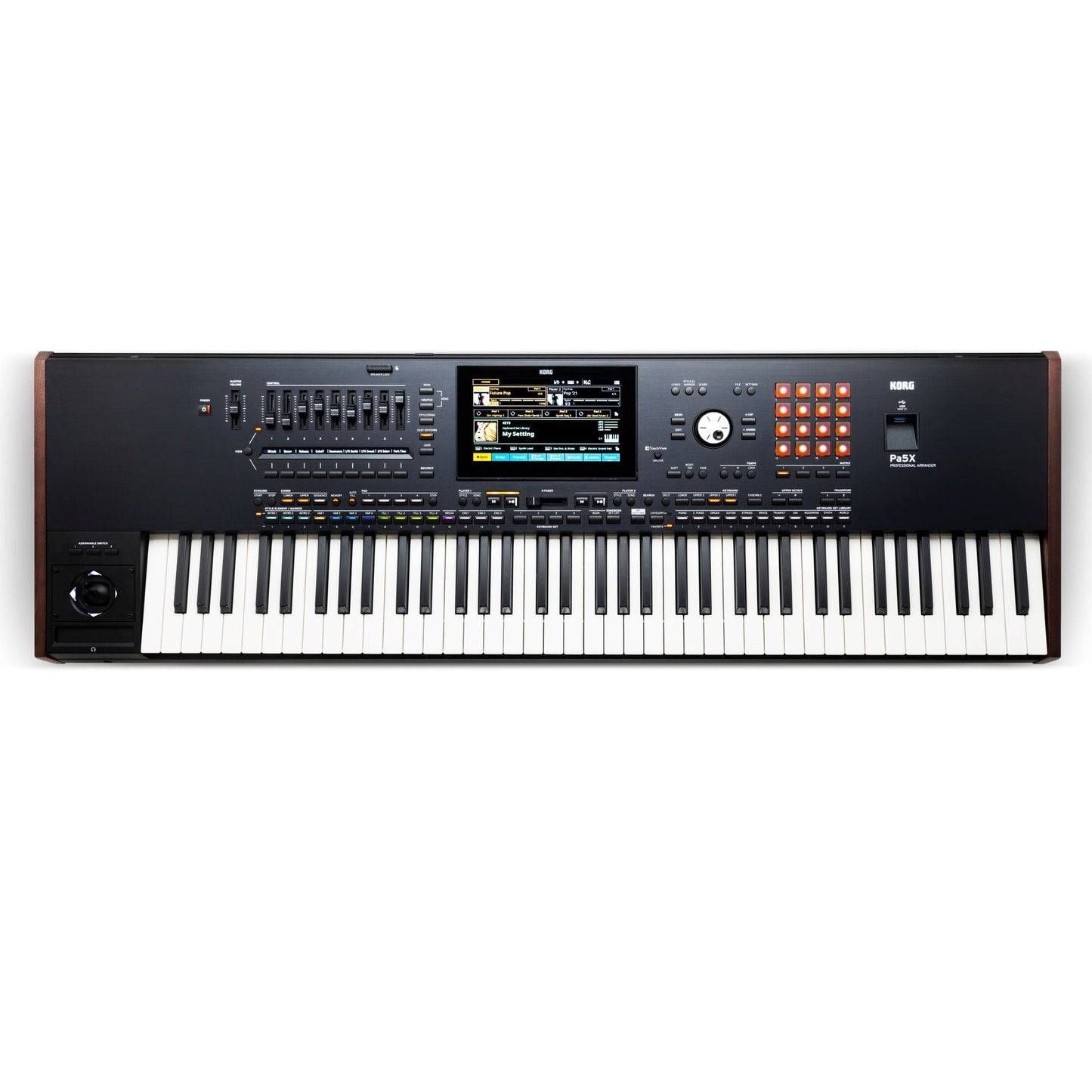 Korg Pa5X 76 Note keyboard With PaAS Speaker Bundle