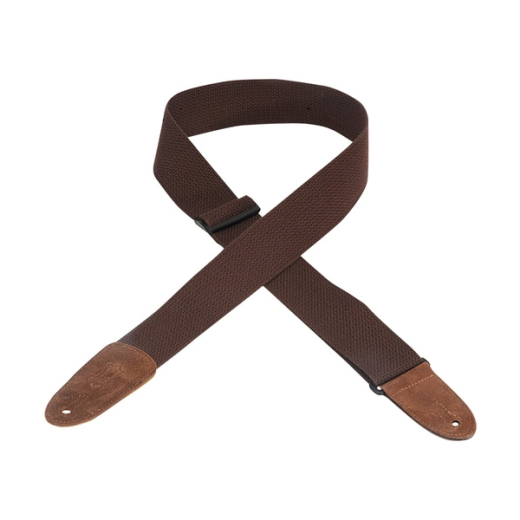 Levys MC8-BRN 2" Cotton Guitar Strap