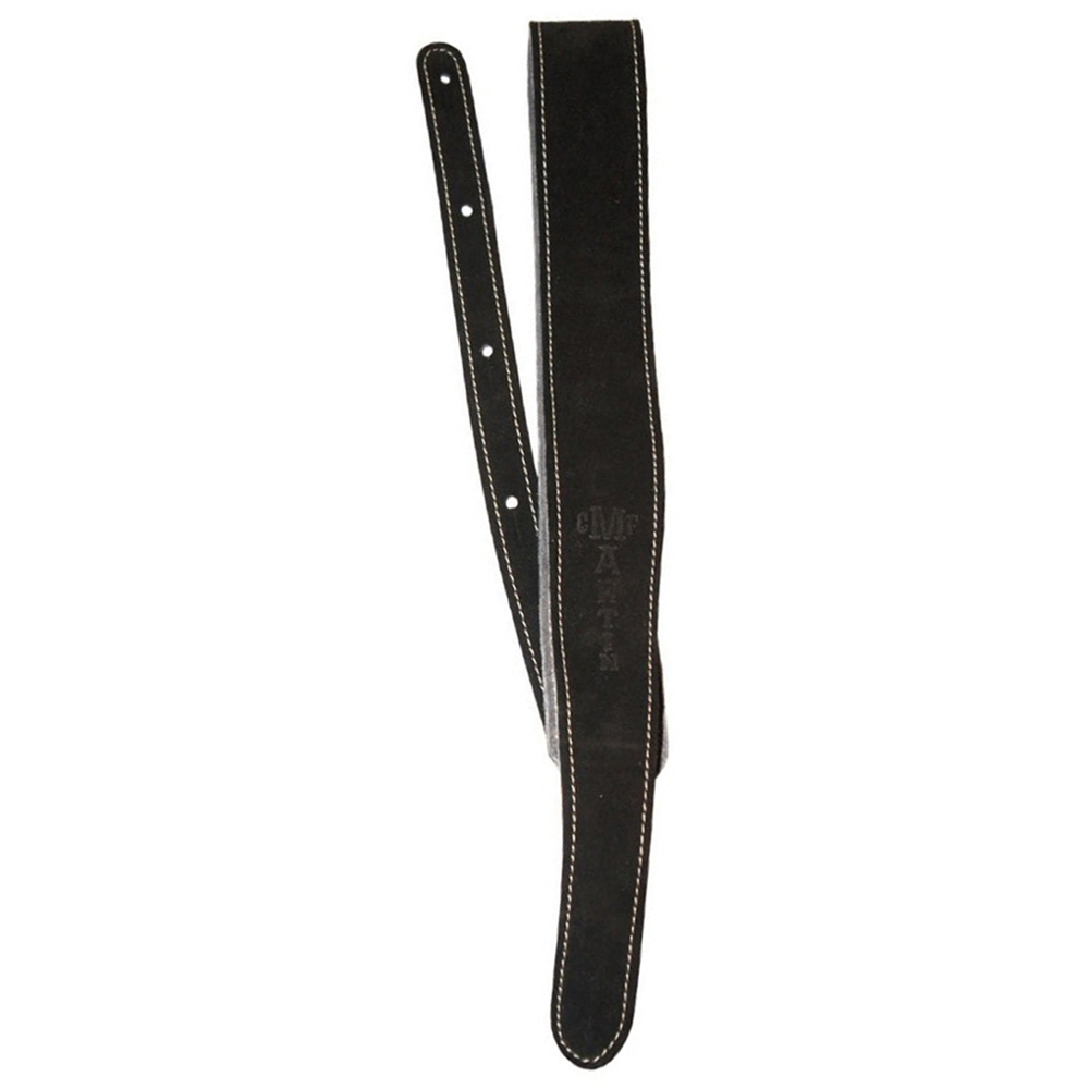 Martin 2.5 Inch Suede Black Guitar Strap