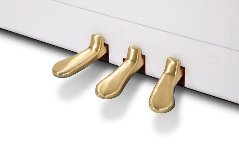 Yamaha B1 SC3 Silent Upright Piano; Polished White