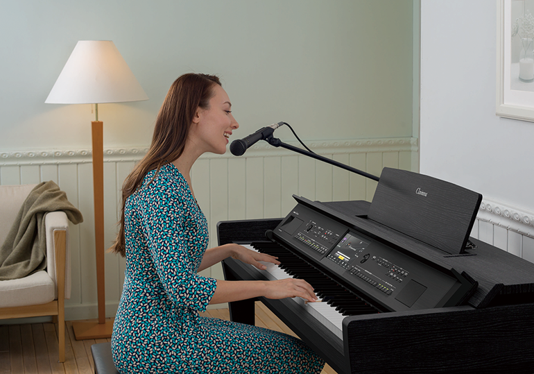 Yamaha CVP701 Digital Piano; Polished Ebony