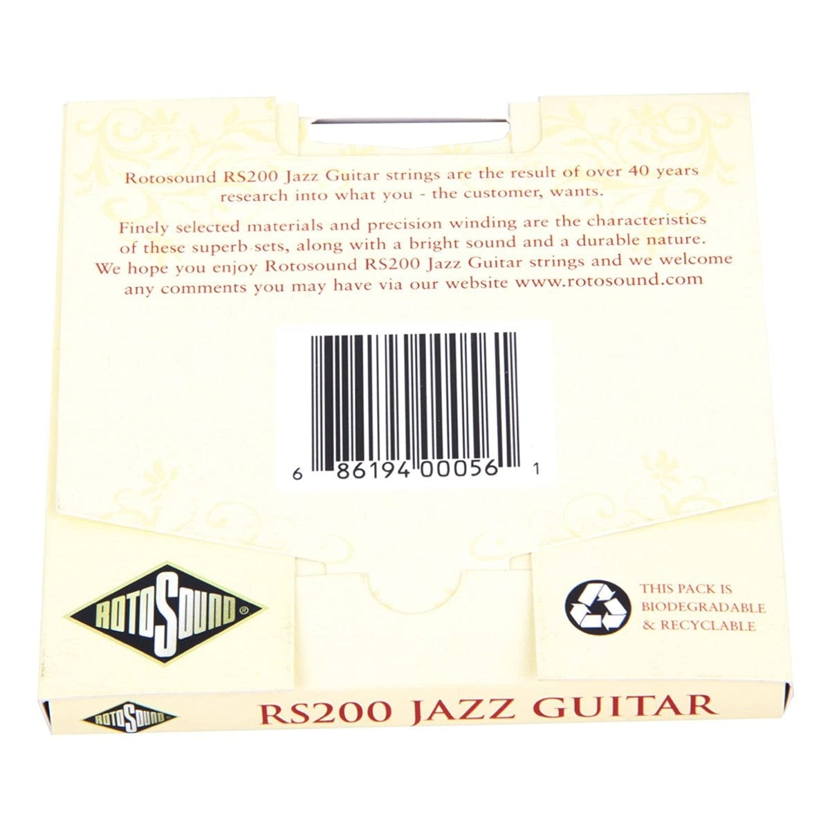Rotosound RS200 Top Tape Flatwound Guitar Strings