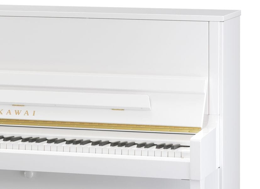 Kawai K300 AURES 2 Hybrid Upright Piano; Polished White
