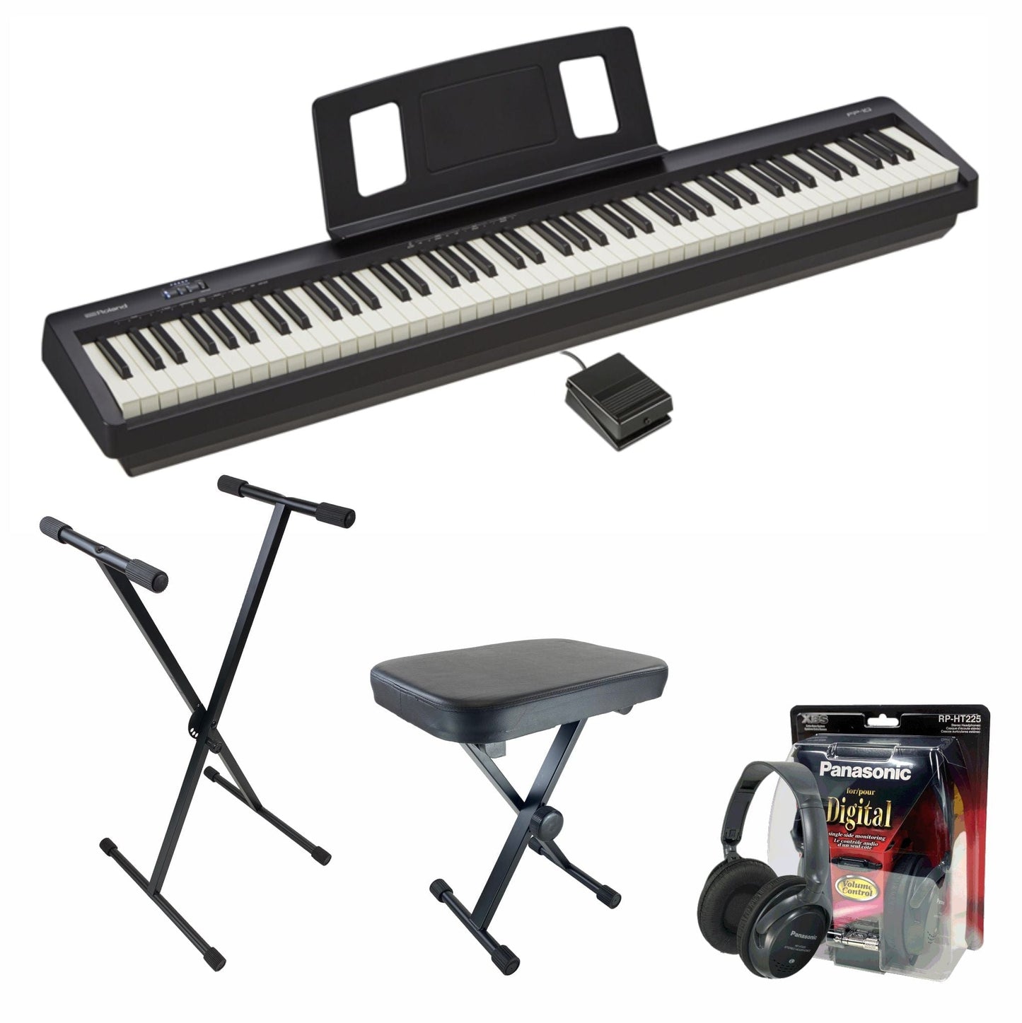 Roland FP10 Digital Piano Value Package