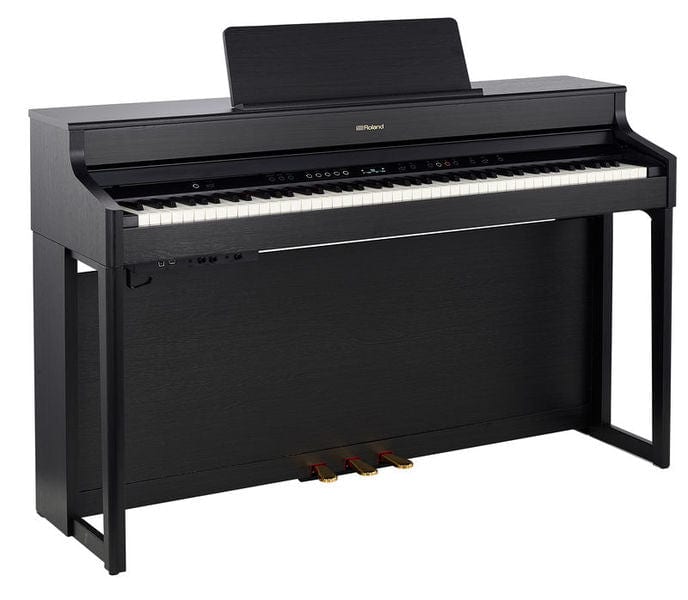 Roland HP702 Charcoal Black Digital Piano Value Package