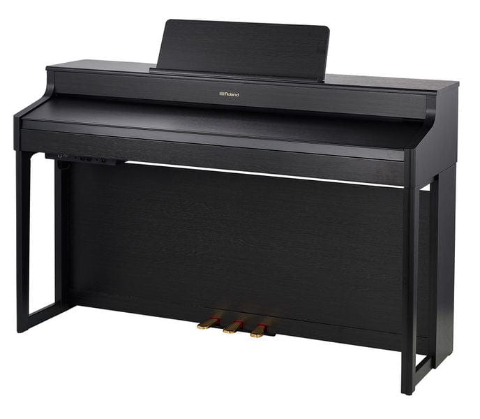 Roland HP702 Charcoal Black Digital Piano Value Package