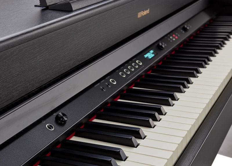 Roland HP702 Charcoal Black Digital Piano Value Package
