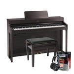 Roland HP704 Dark Rosewood Digital Piano Value Package